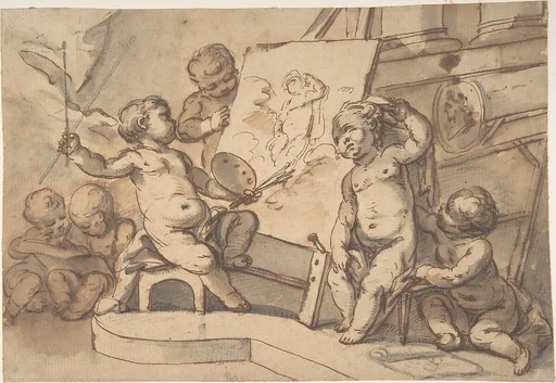 Allegory of Painting with Putti