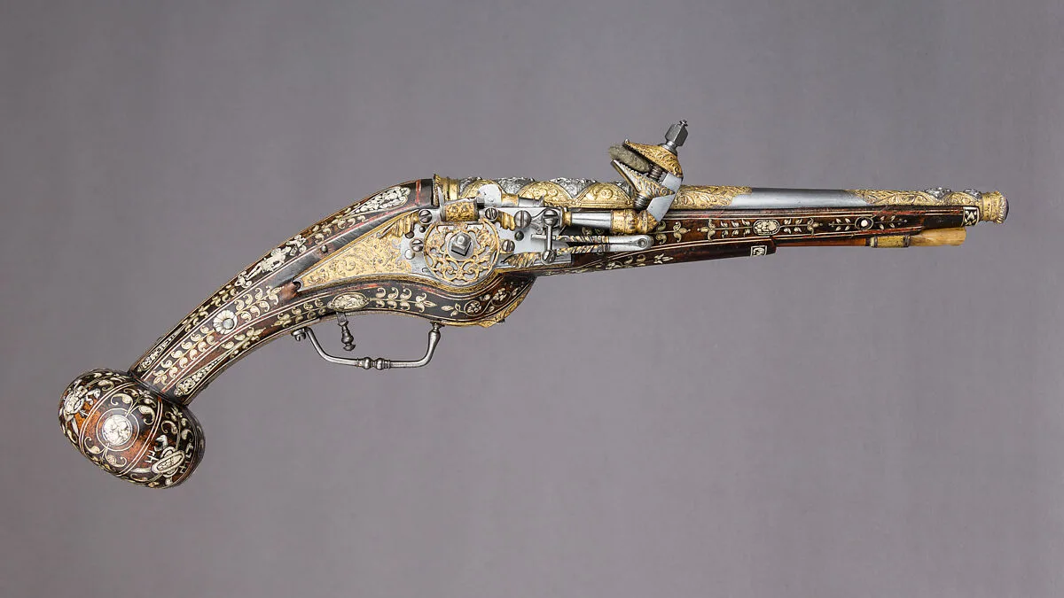 Pair of Wheellock Pistols — Etienne Delaune