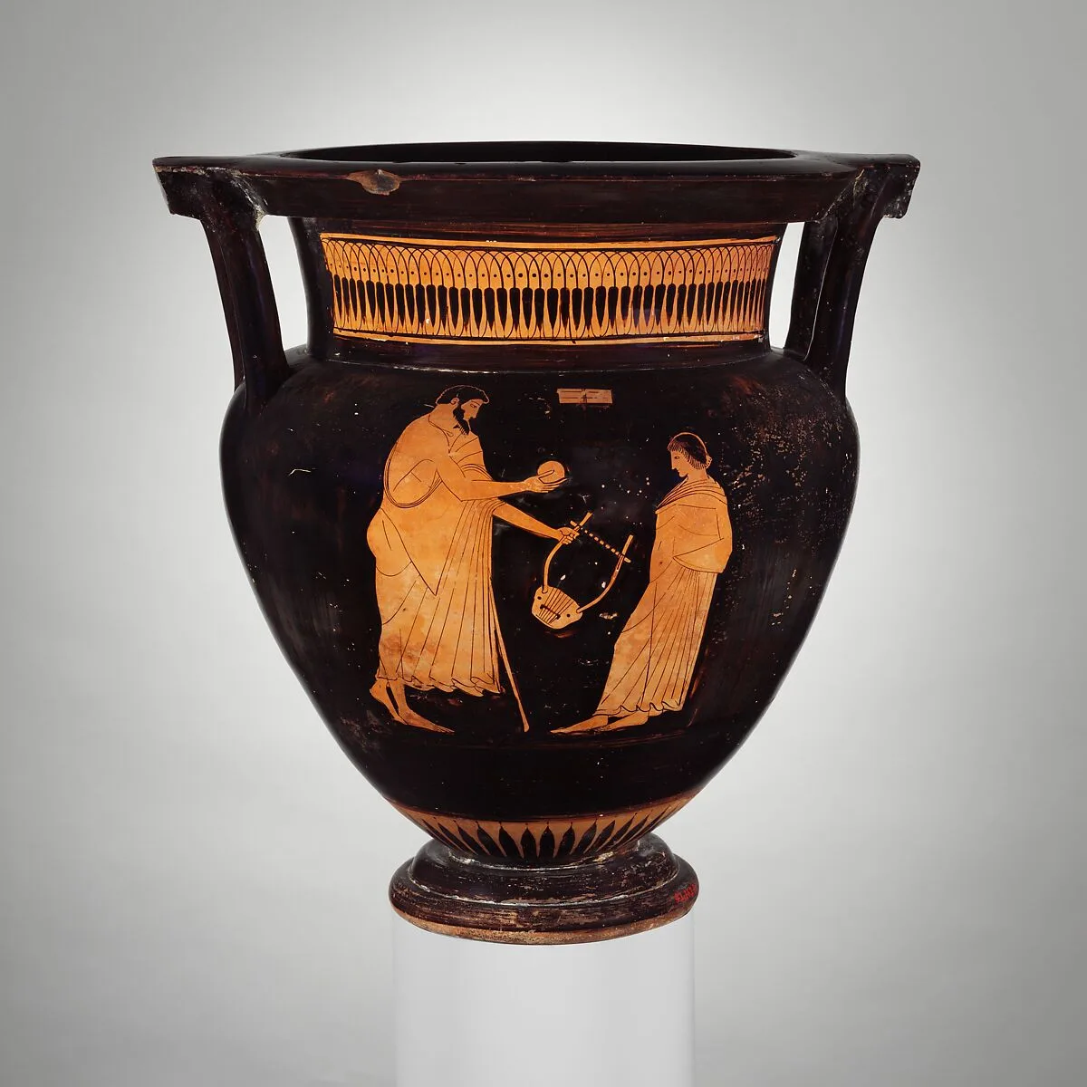 Terracotta column-krater (bowl for mixing wine and water) — Pig Painter