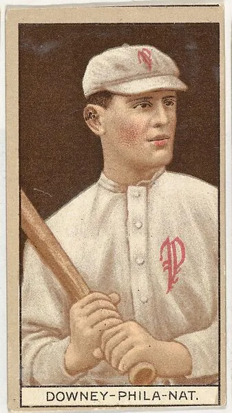 Tom Downey, Philadelphia, National League, from the Brown Background series (T207) for the American Tobacco Company — American Tobacco Company