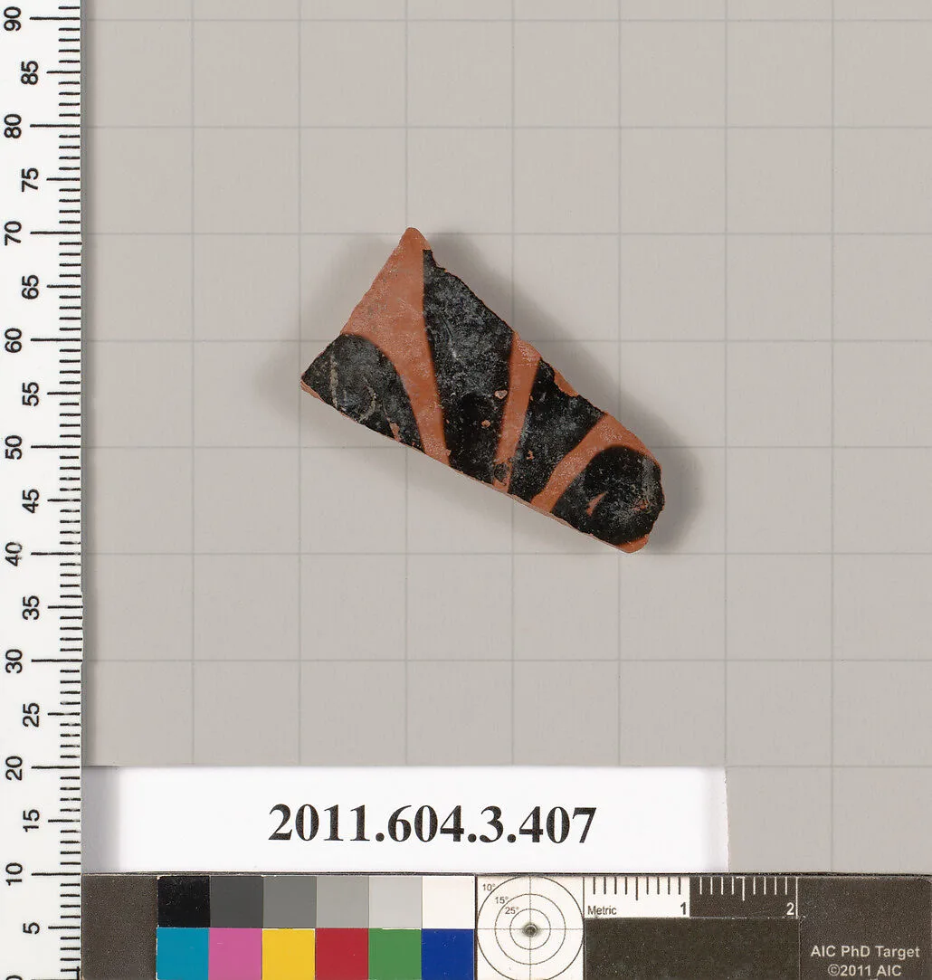 Terracotta fragment of a neck-amphora (jar) — Unknown