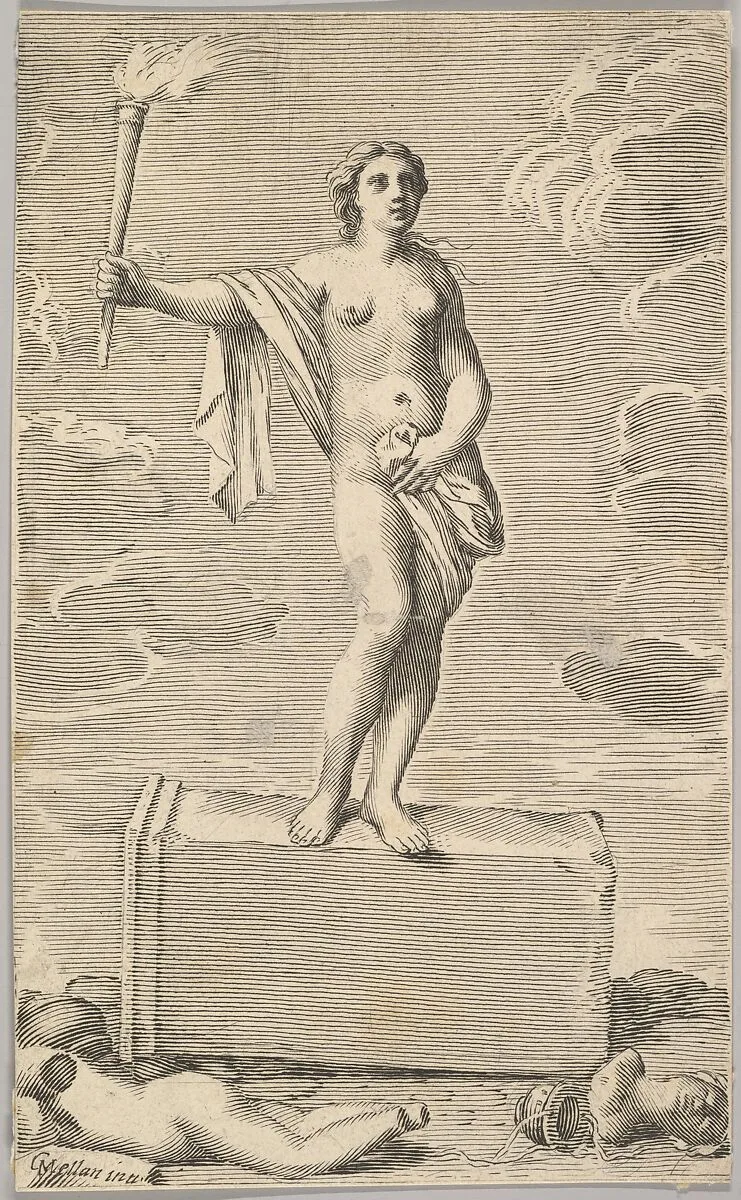 Feminine Figure — Claude Mellan