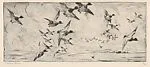 Flight of Blue Bills — Frank W. Benson