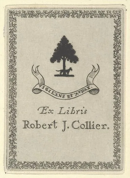 Ex Libris Robert J. Collier — Ernest Haskell