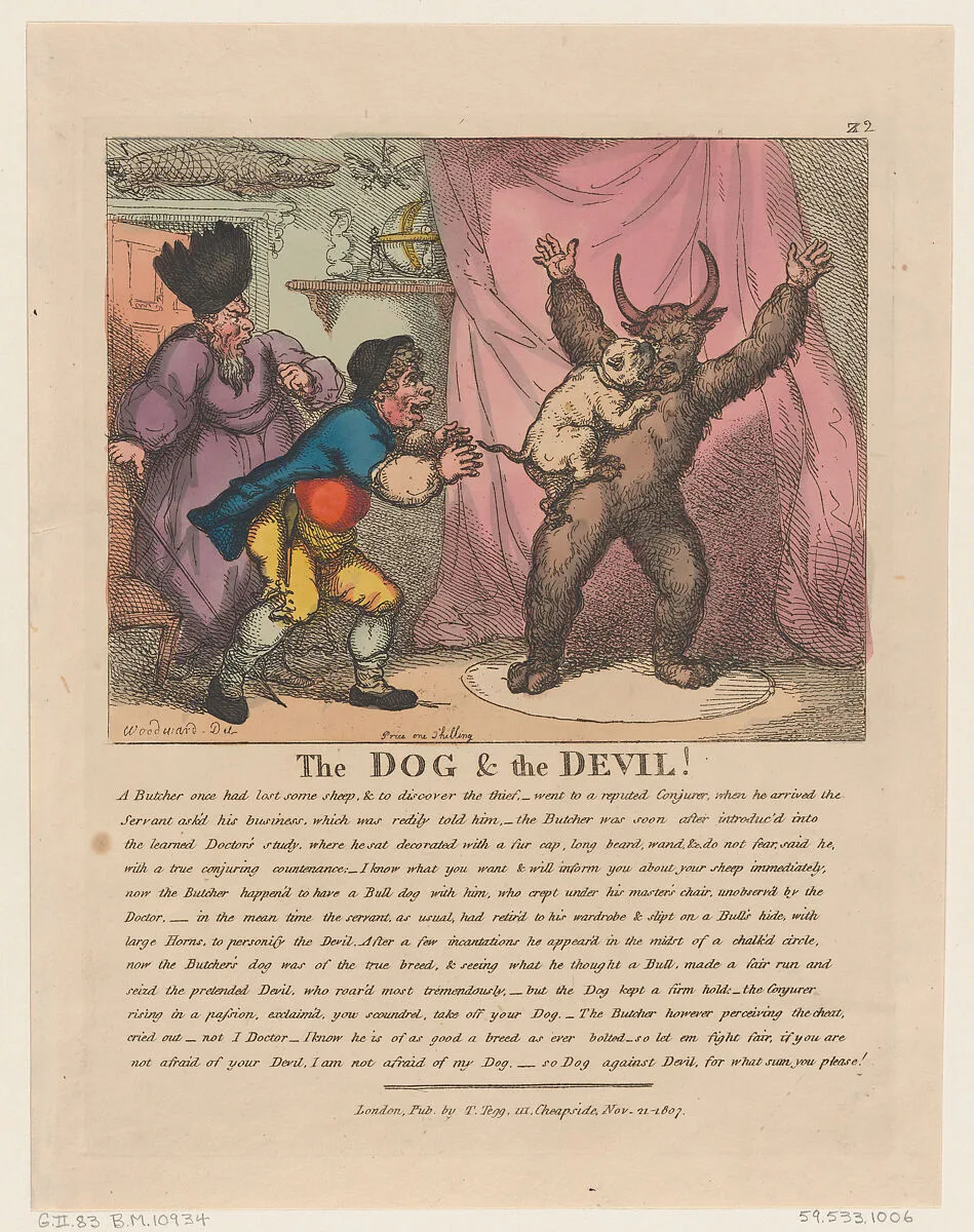 The Dog & The Devil — George Murgatroyd Woodward|Thomas Rowlandson