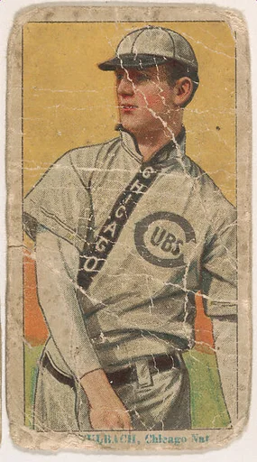 Ed Realbach, Chicago, from Red Cross Tobacco Baseball Series, 1912-1913