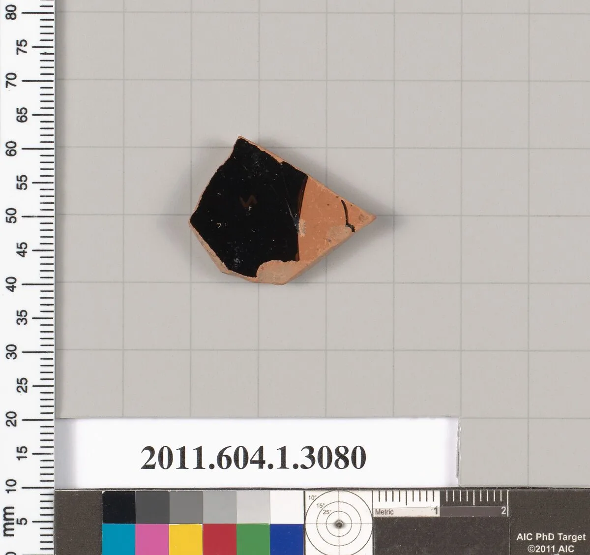 Terracotta fragment of a kylix (drinking cup) — Unknown