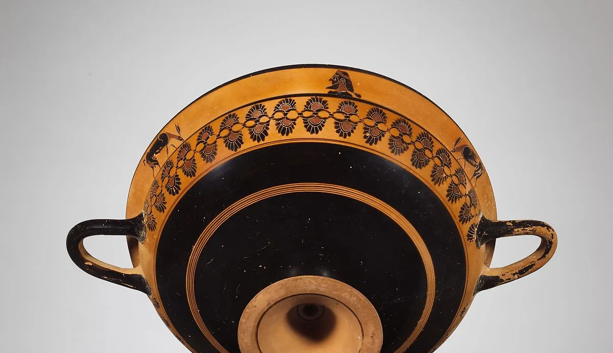 Terracotta kylix: Siana cup (drinking cup) — Unknown