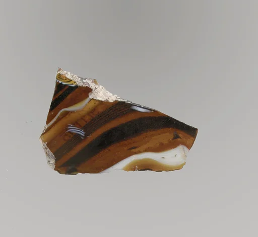 Glass mosaic bowl fragment