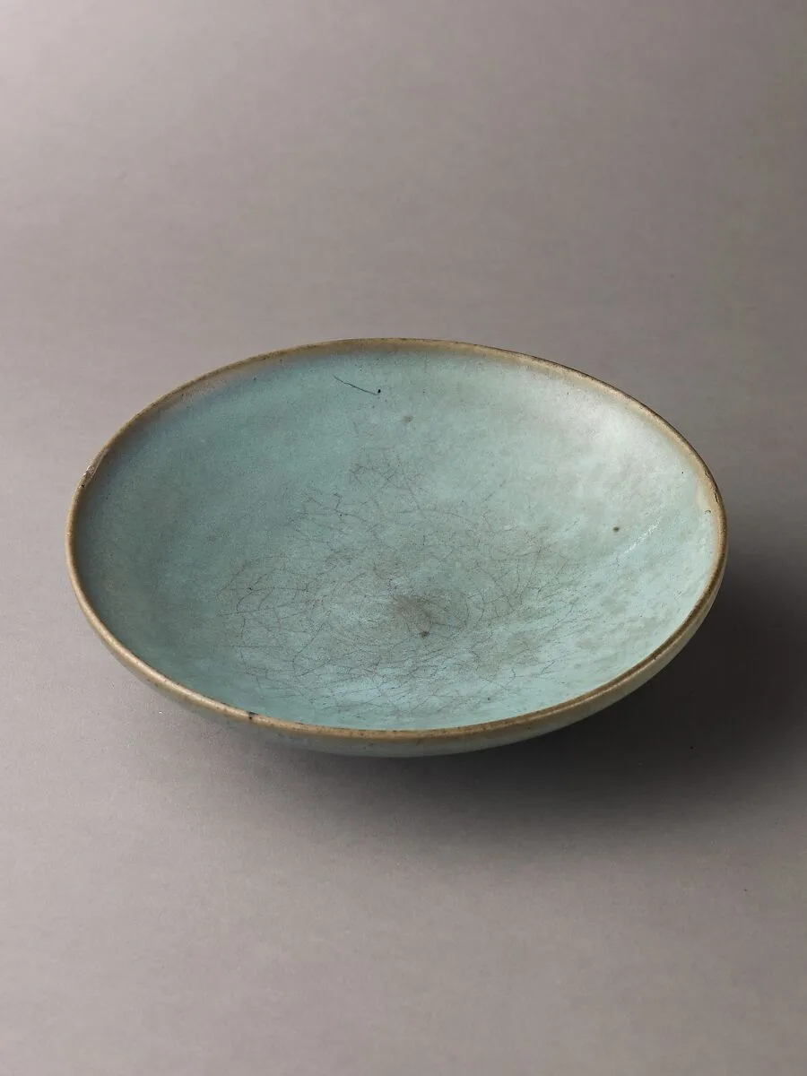 Shallow dish, Jun ware — Chinese