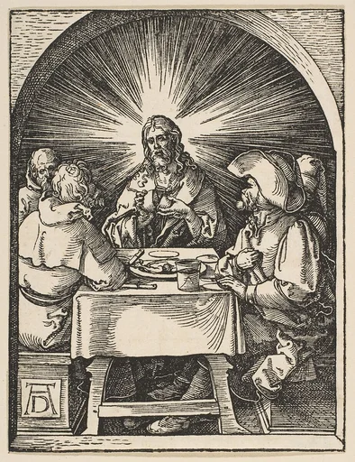 Christ in Emmaus, from "The Small Passion"