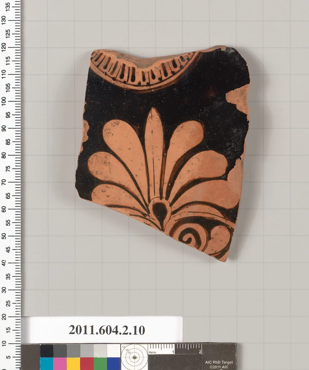 Terracotta fragment of a neck-amphora (jar) — Unknown