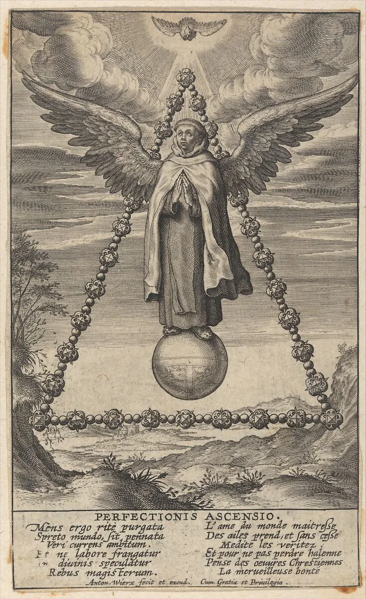 Perfectionis Ascensio from The Life of Saint John of the Cross — Antonius Wierix III