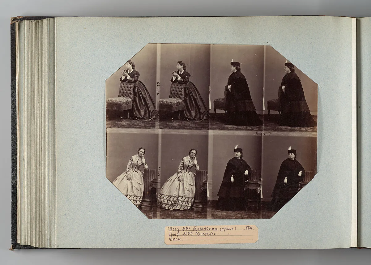 Mlle Rousseau; Mlle Mercier — André-Adolphe-Eugène Disdéri