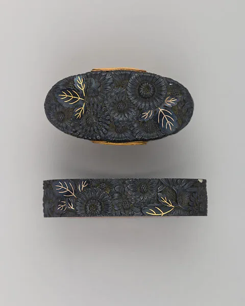 Sword-Hilt Collar and Pommel (Fuchigashira) — Unknown