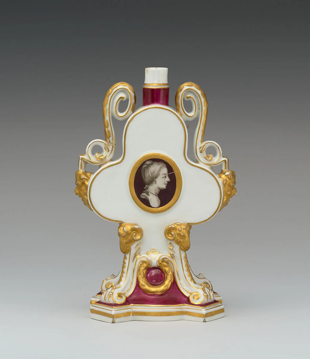 Toilet bottle (one of a pair) — Chelsea Porcelain Manufactory