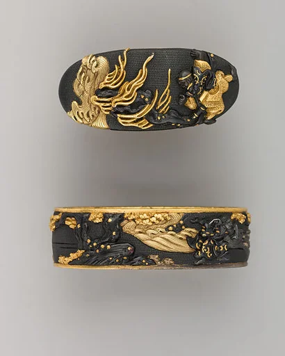 Sword-Hilt Collar and Pommel (Fuchigashria)