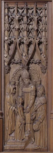 Panel with the Presentation of the Virgin in the Temple