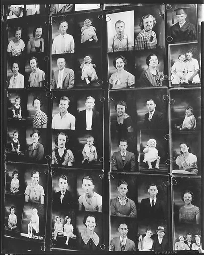 [Photographer's Studio Window Display of Client Portraits, Savannah, Georgia?]]