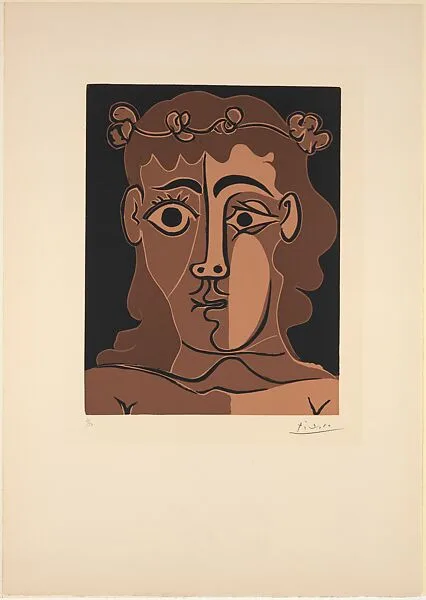 Young Man with a Crown of Leaves — Pablo Picasso|Hidalgo Arnéra|Galerie Louise Leiris