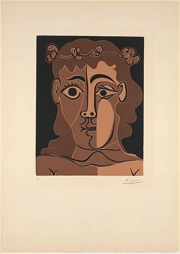 Young Man with a Crown of Leaves