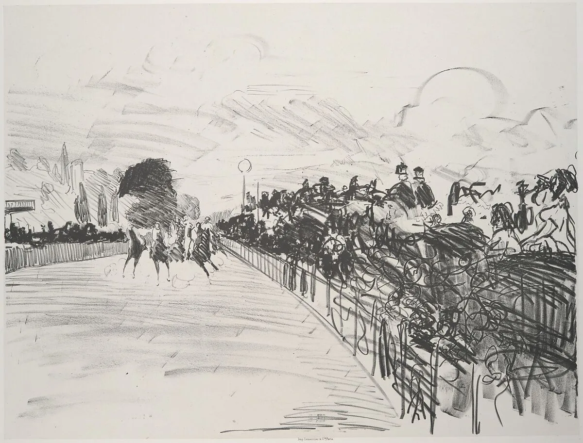 The Races — Edouard Manet