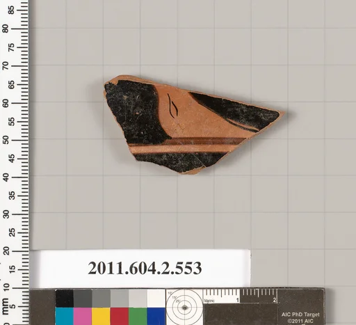 Terracotta fragment of a column-krater (bowl for mixing wine and water)