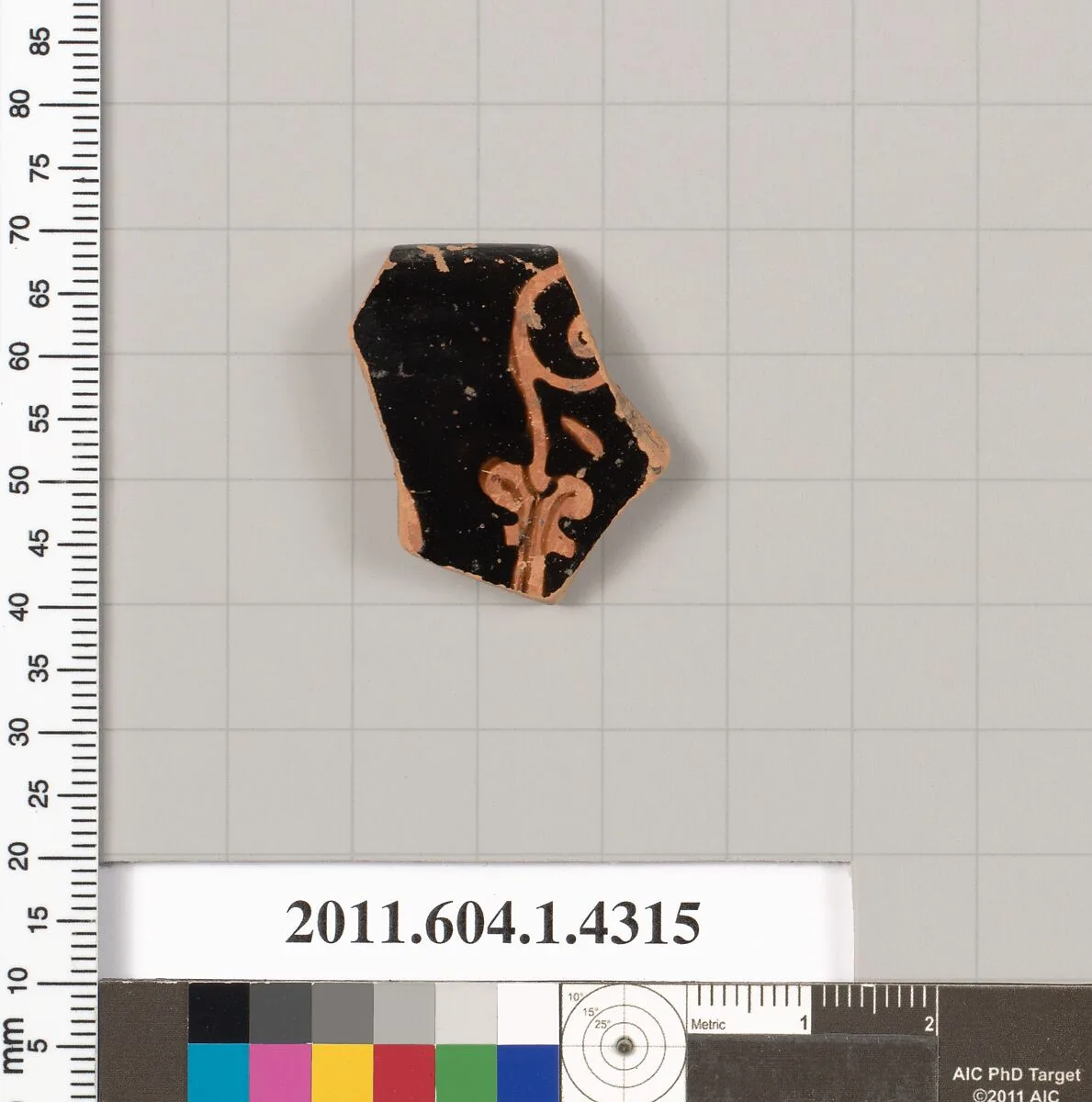 Terracotta rim fragment of a kylix (drinking cup) — Unknown
