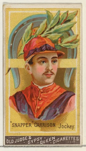 "Snapper" Garrison, Jockey, from the Goodwin Champion series for Old Judge and Gypsy Queen Cigarettes