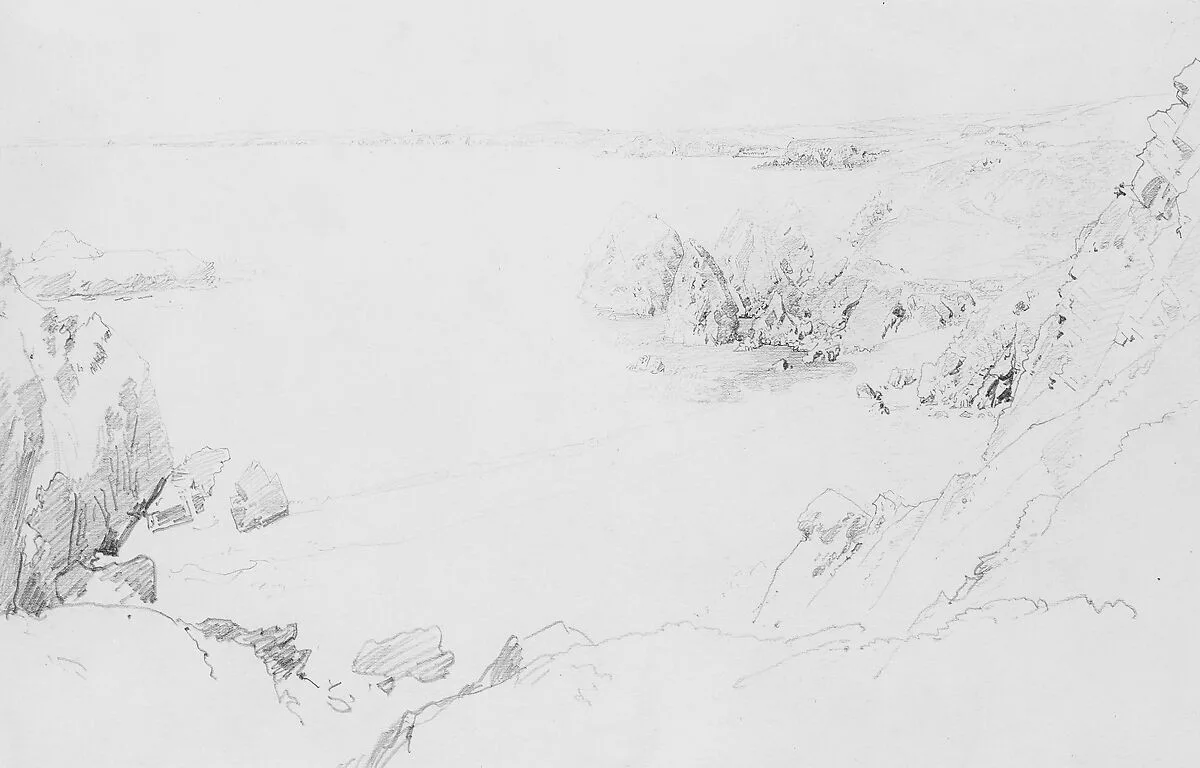 Coast of Cornwall — William Trost Richards