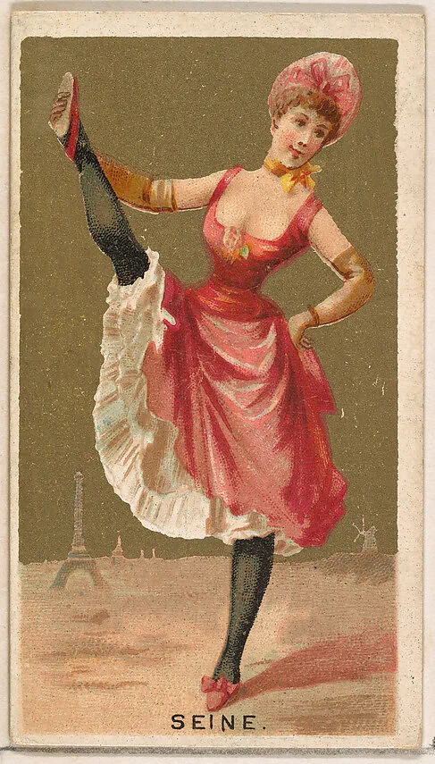 Seine, from the Dancing Girls of the World series (N185) issued by Wm. S. Kimball & Co. — William S. Kimball & Company