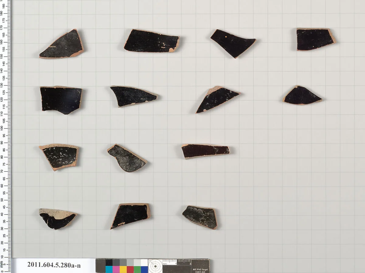 Terracotta fragments of kylikes (drinking cups) — Unknown