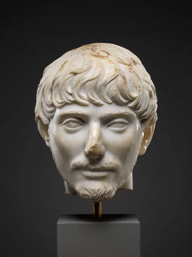 Marble portrait of a man