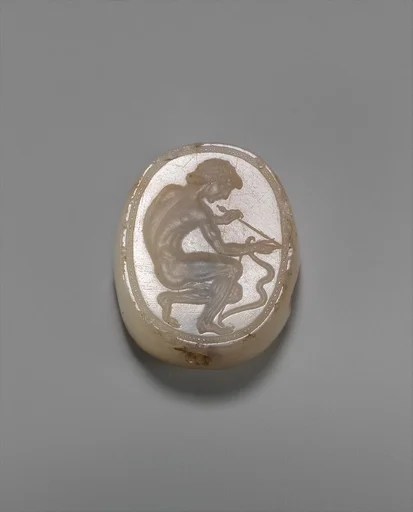 Chalcedony scaraboid