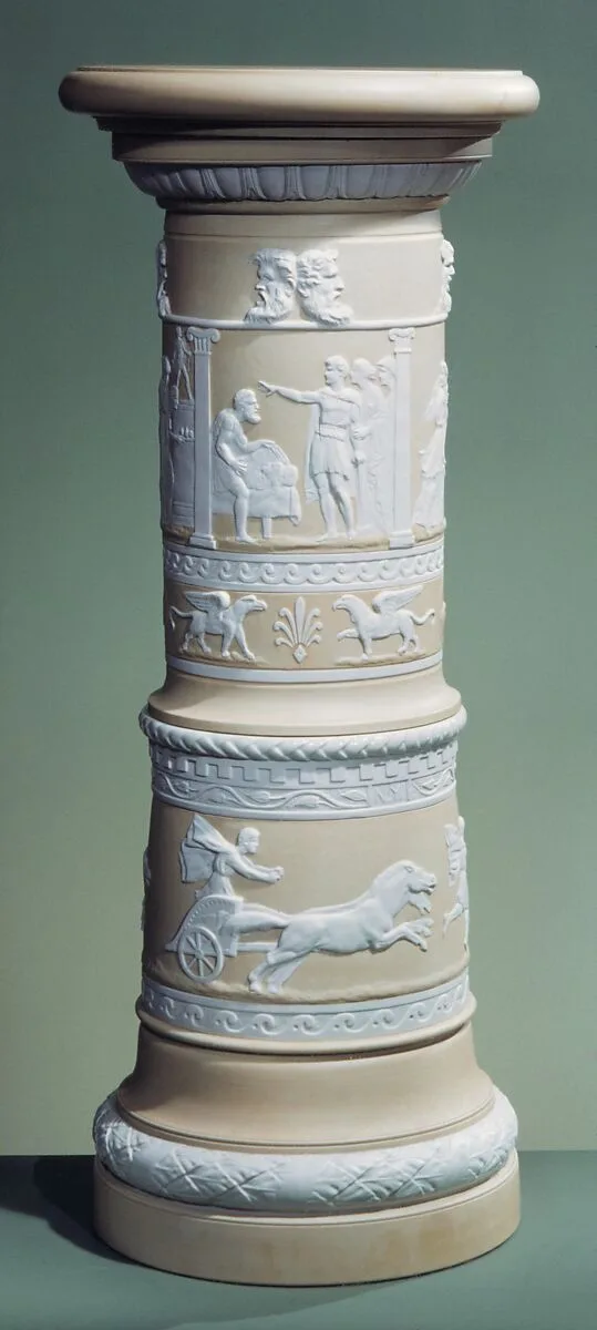 Centennial Pedestal — Karl L. H. Müller|Union Porcelain Works