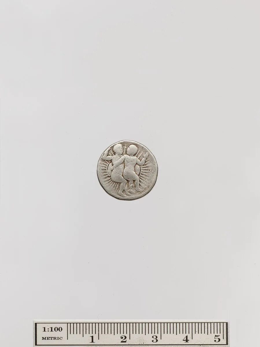Coin with Gemini Zodiac Sign — Unknown
