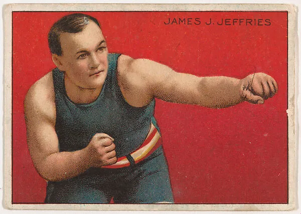 James J. Jeffries, from the Champion Pugilists series (T219), issued by Mecca and Hassan Cigarettes — Hassan Cigarettes|Mecca Cigarettes
