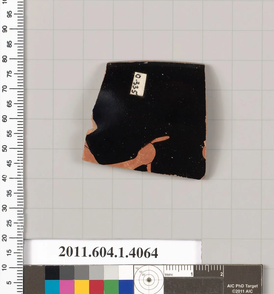 Terracotta rim fragment of a kylix (drinking cup) — Unknown