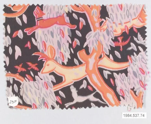 Textile sample, from the ¦Franko Prints¦ series