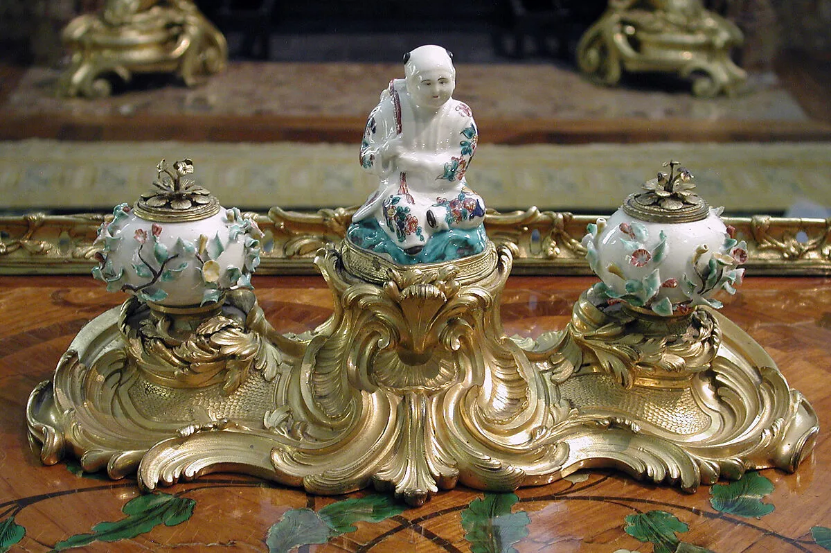 Inkstand (écritoire) — Villeroy|Jean-Joseph de Saint Germain