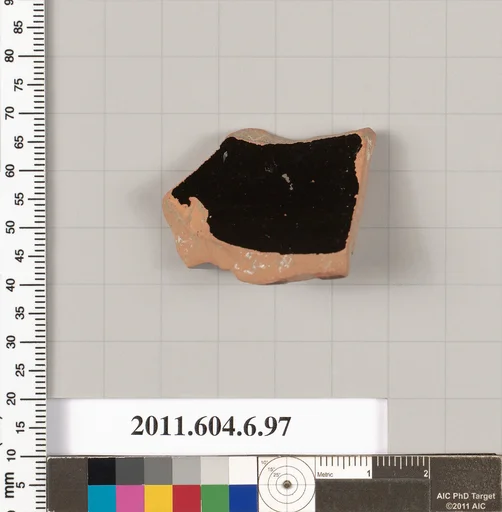 Terracotta fragment of a skyphos (deep drinking cup)?