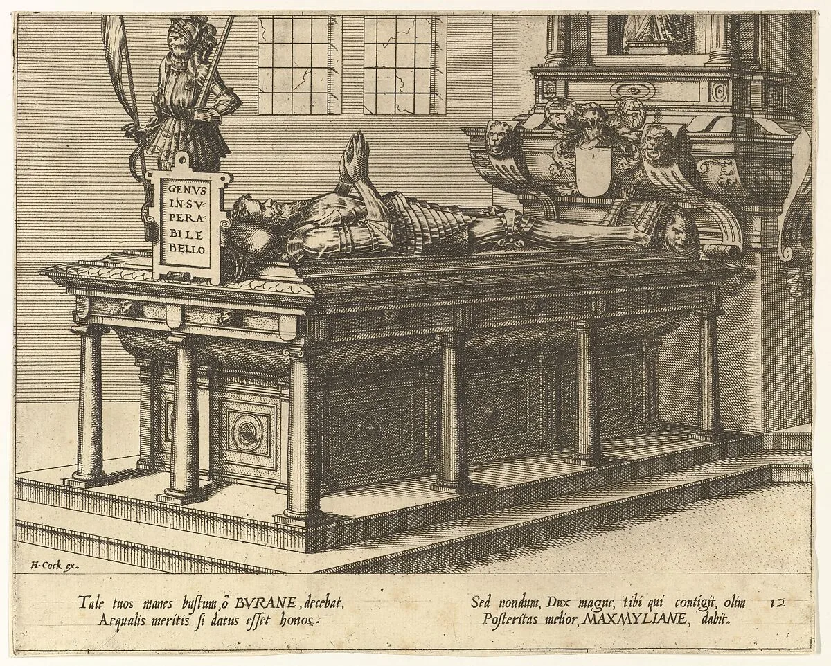 Cœnotaphiorum (12) — Hans Vredeman de Vries|Johannes van Doetecum I|Lucas van Doetecum|Hieronymus Cock