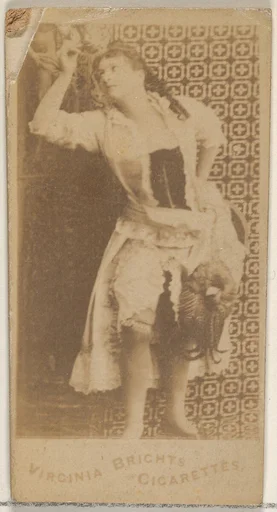 From the Actors and Actresses series (N45, Type 5) for Virginia Brights Cigarettes