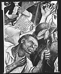 [Detail of "Shays' Rebellion" Panel of Diego Rivera's Mural for the New Worker's School, New York City]
