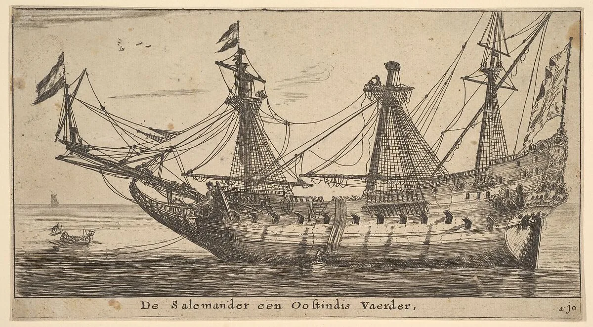 De Salemander een Oostindis Vaerder — Reinier Nooms, called Zeeman