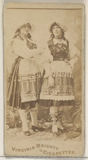 From the Actors and Actresses series (N45, Type 5) for Virginia Brights Cigarettes