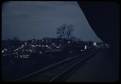 [Views from the Train, for the Series "Along the Right of Way," Fortune Magazine, 1950]