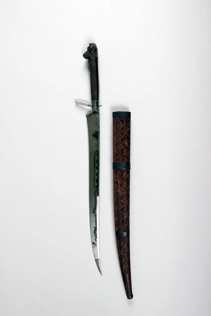 Knife (Flyssa) with Sheath — Unknown