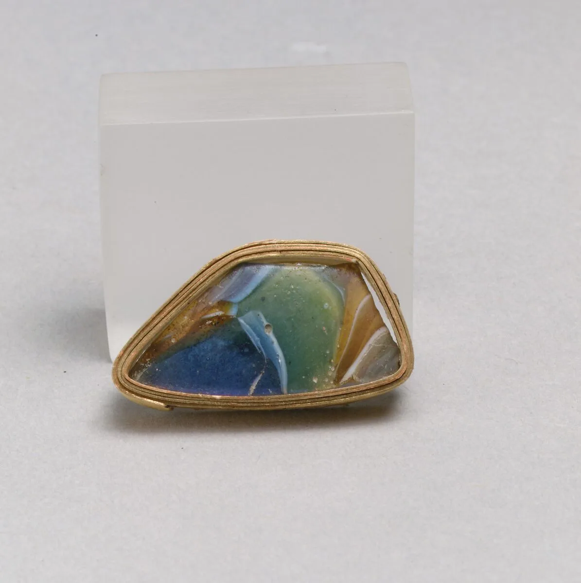 Glass mosaic bowl fragment — Unknown
