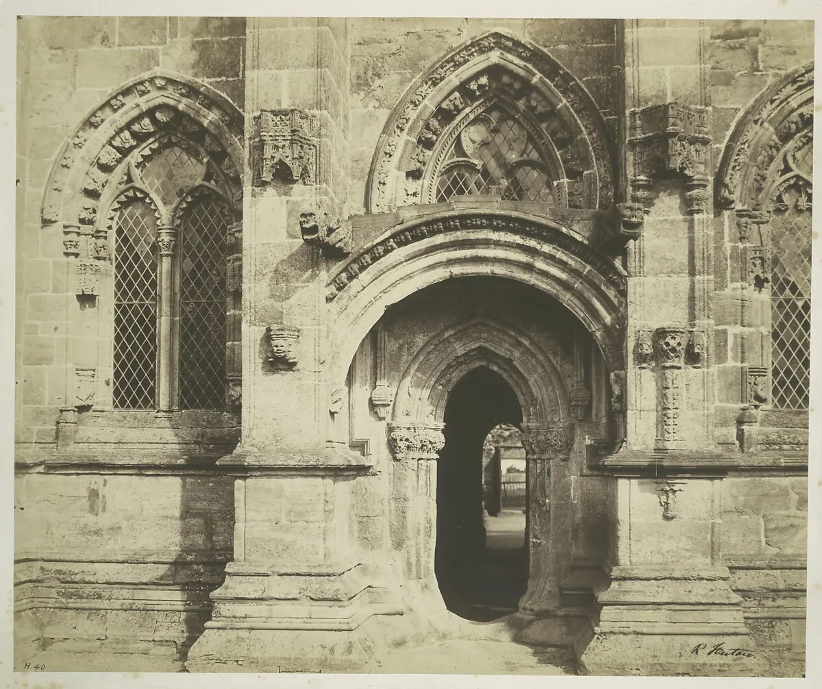 Roslin Chapel, South Porch — Roger Fenton